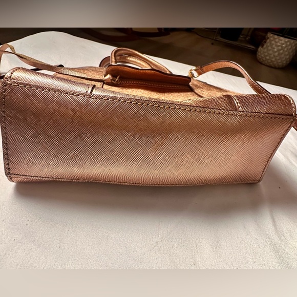 REBECCA MINKOFF Women’s Rose Colored Metallic Crossbody or Shoulder Bag - Picture 9 of 11